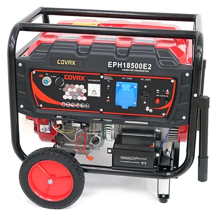 Генератор COVAX EPH18500E2, 9.0kW, 220V, 50Hz, DC12V, 20HP, электро стартер, 25L (EPH18500E2) изображение 4