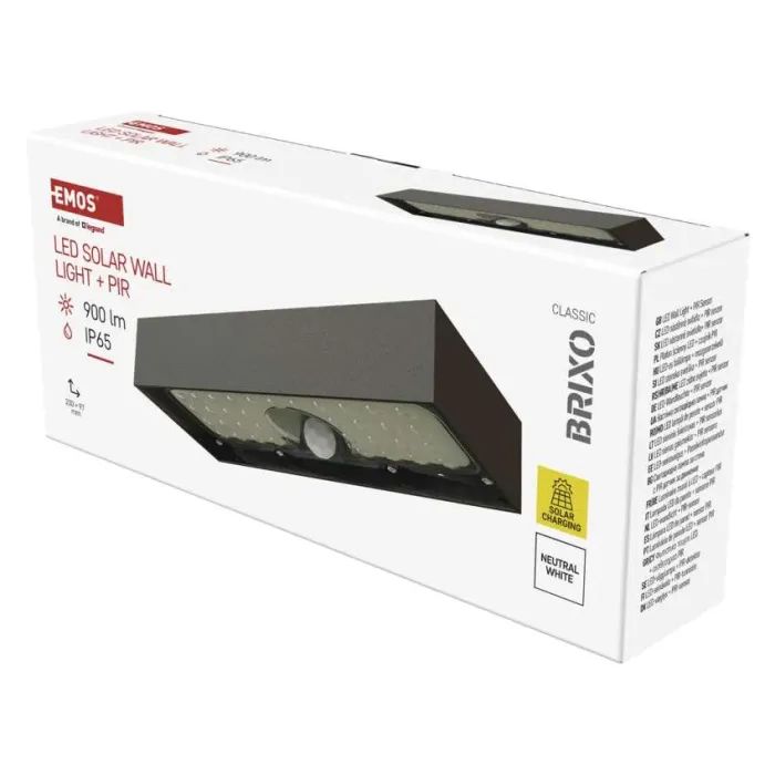 Світильник EMOS 900лм IP65 4000K PIR (ZG166S) зображення 9