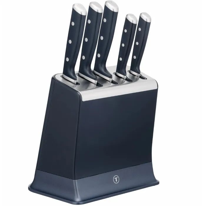 Набор ножей Tefal Ever Sharp Pro, 6 предметів, чорний (K297S644)