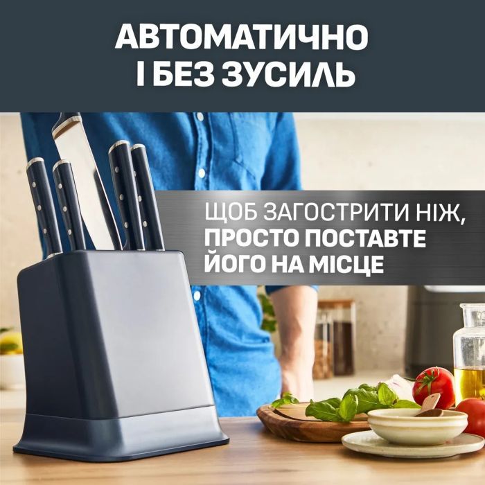 Набор ножей Tefal Ever Sharp Pro, 6 предметів, чорний (K297S644) изображение 8
