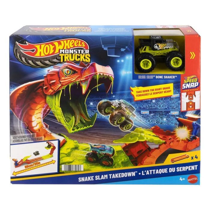 Автотрек Hot Wheels Monster Trucks Атака змії (JJN44) зображення 4