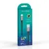 Дата кабель USB 2.0 AM to USB-C 1.0m 3A nylon black Grand-X (PC-08B) изображение 4