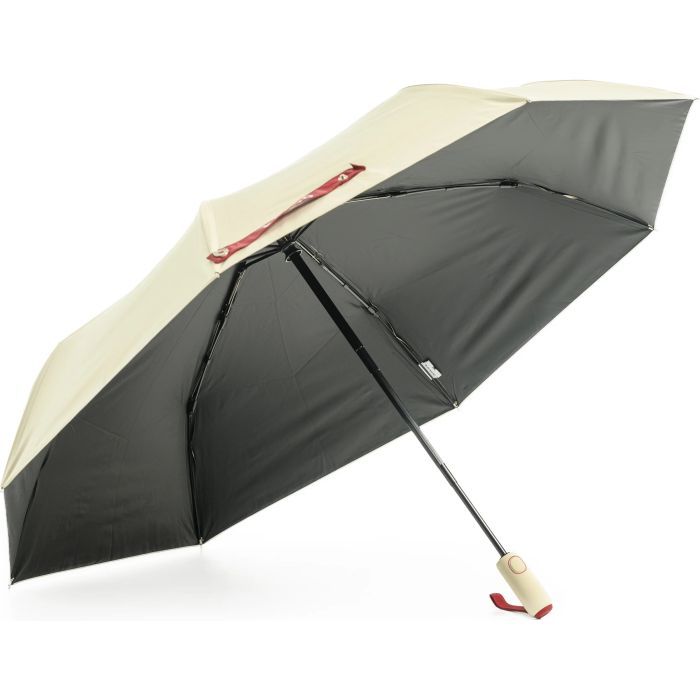 Зонт Krago складана жіноча LOVE повний автомат бежева (umb-18-002)