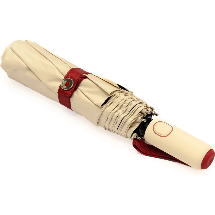 Зонт Krago складана жіноча LOVE повний автомат бежева (umb-18-002) изображение 4