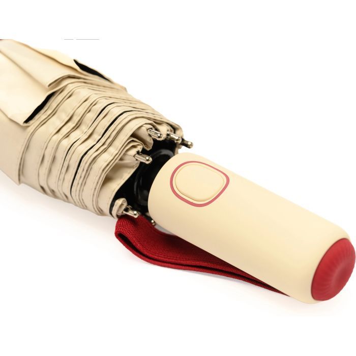 Зонт Krago складана жіноча LOVE повний автомат бежева (umb-18-002) изображение 5