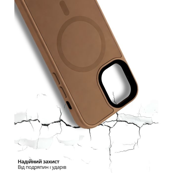 Чохол до мобільного телефона BeCover FIBRA ArcLine MagSafe Apple iPhone 17 Black (715372) зображення 5