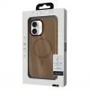 Чохол до мобільного телефона BeCover FIBRA ArcLine MagSafe Apple iPhone 17 Brown (715373) зображення 6