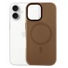 Чохол до мобільного телефона BeCover FIBRA ArcLine MagSafe Apple iPhone 17 Brown (715373)