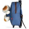 Рюкзак детский Perletti Toys Duff Dog з м''якою іграшкою на колесах, джинсовий (P13034) изображение 3