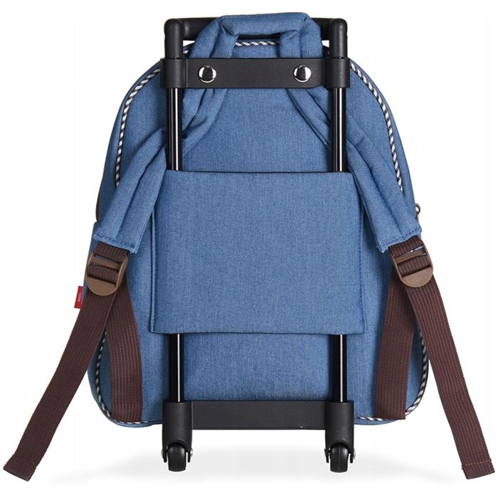 Рюкзак детский Perletti Toys Duff Dog з м''якою іграшкою на колесах, джинсовий (P13034) изображение 4