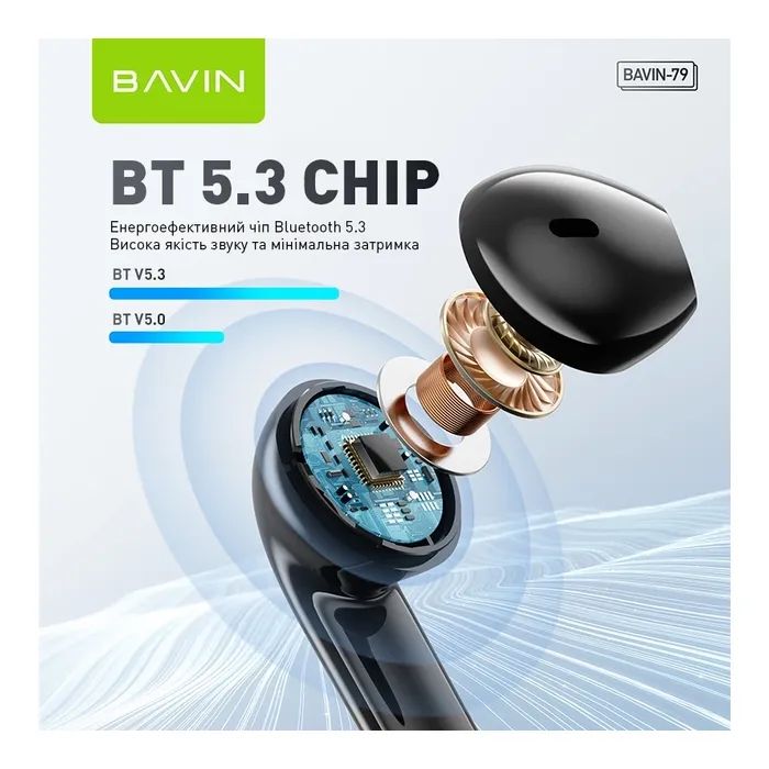 Навушники BAVIN BAVIN-79 Hi-Res Black (HB-BA-79-BK) зображення 3