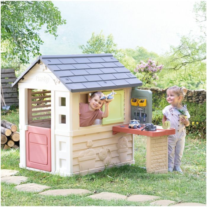 Ігровий будиночок Smoby Life Садова майстерня з станком, інструментами та аксесуарами (7600810742) зображення 7