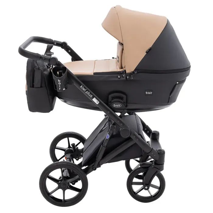 Коляска Bair 2 в 1 Bair Plus ECO BKP-18/15 капучино / чорний (680897) изображение 3