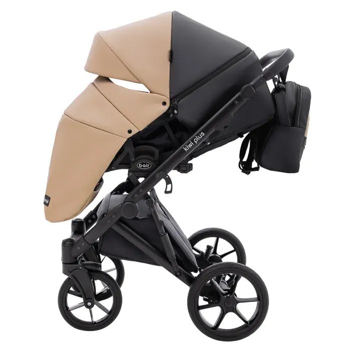 Коляска Bair 2 в 1 Bair Plus ECO BKP-18/15 капучино / чорний (680897) изображение 9