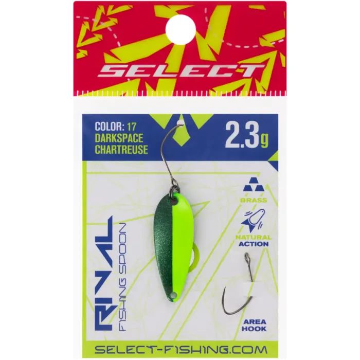 Блесна Select Rival 2.3g 30mm 17 DarkSpace Chartreuse (1870.80.16) изображение 2