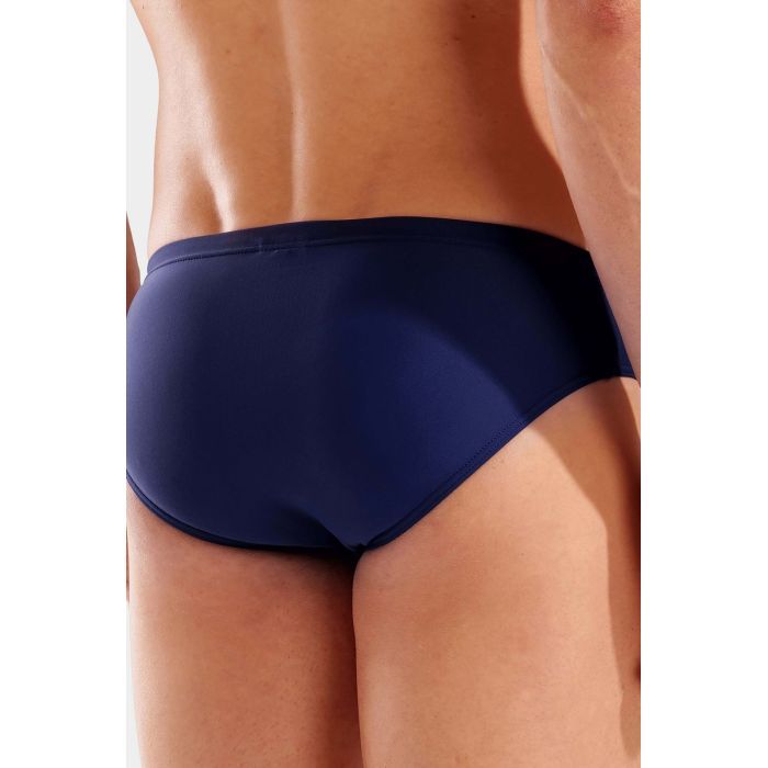 Плавки Arena Double Graphic Swim Briefs 010951-705 темно-синій, помаранчевий 80 (3468337766308) зображення 5