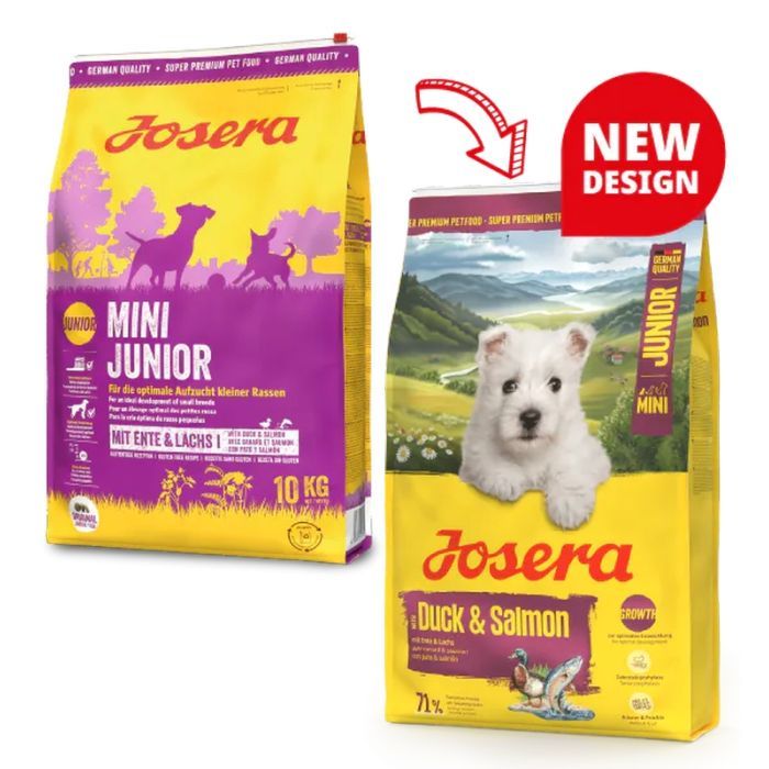 Сухой корм для собак Josera Mini Junior Duck & Salmon 3 кг (4032254787617) изображение 2