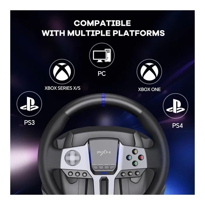 Руль PXN V9 GEN2 Bundle for PS4/XBOX/ (PXN-V9GEN2) изображение 7