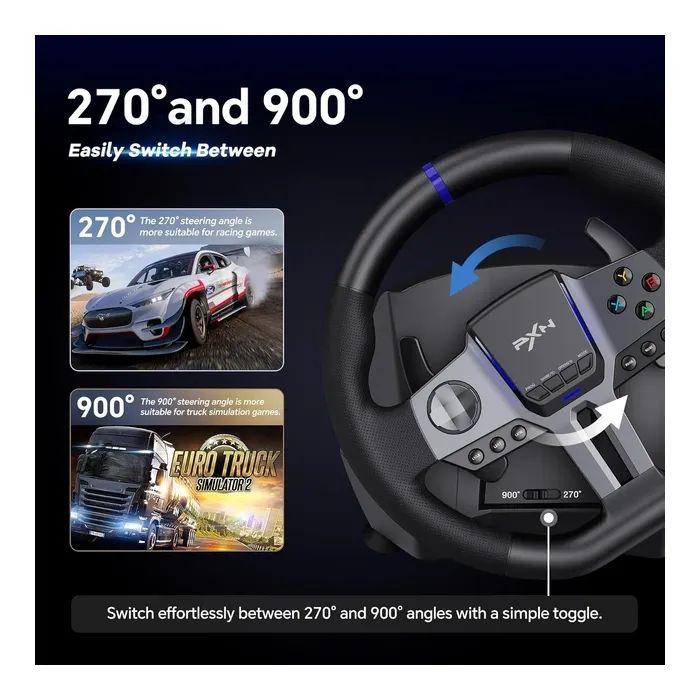 Руль PXN V9 GEN2 Bundle for PS4/XBOX/ (PXN-V9GEN2) изображение 8