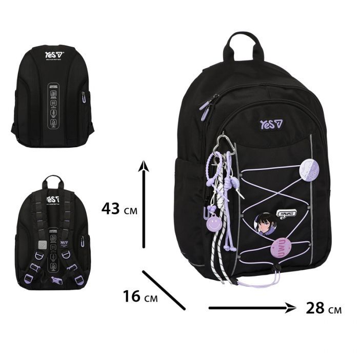 Рюкзак школьный Yes Kawaii TS-60L (550402) изображение 3