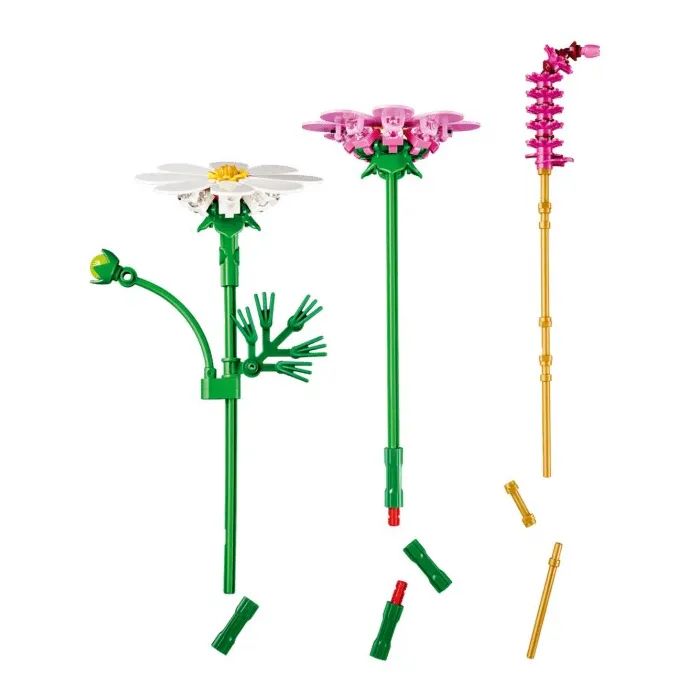 Конструктор LEGO Botanicals Цветы космеи (11514) изображение 5