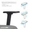 Офісне крісло OfficePro Fusion OC577G Gray (OC577G) зображення 12