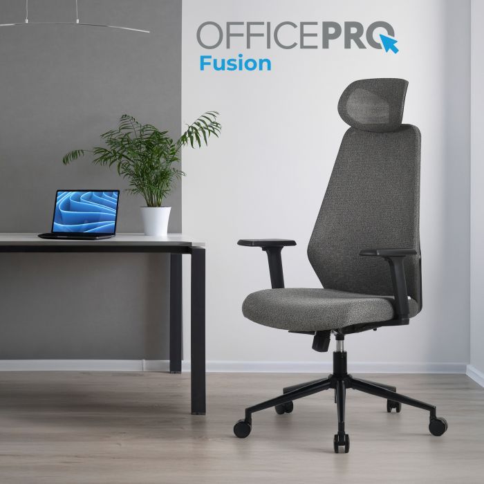 Офісне крісло OfficePro Fusion OC577B Black (OC577B) зображення 7