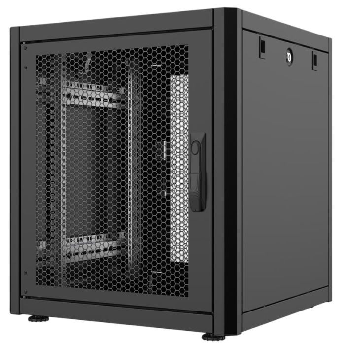 Шкаф напольный Mirsan 20U GTN 19" 600x600, perforated door (MR.GTN20U66DE.01_PRF63)