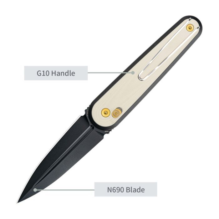 Нож SRM Twin, White G10, Black Stonewash (251MB-GT2) изображение 4