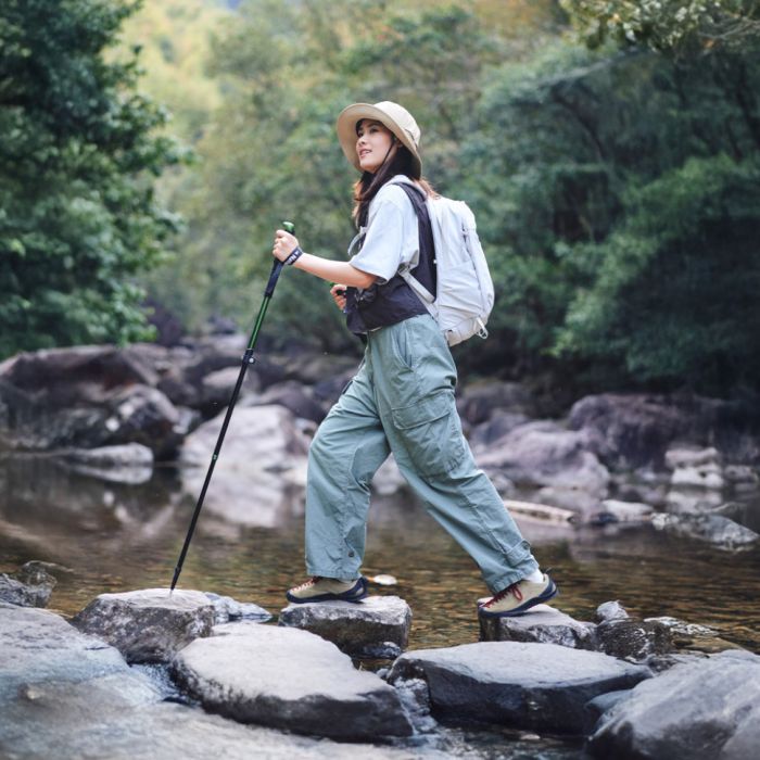 Трекінгові палиці Naturehike CNK2550DS010 Sunlit Terk Base 60-135 см зелена (6977465869425) зображення 3