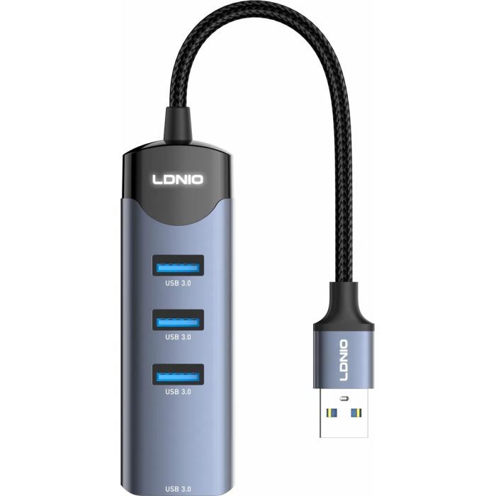 Концентратор LDNIO USB 3.0 to 4xUSB 3.0 (DS-134U) изображение 2