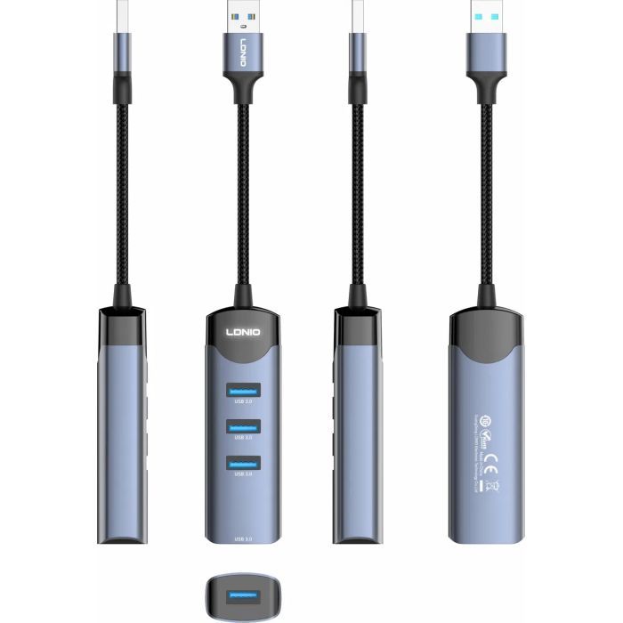 Концентратор LDNIO USB 3.0 to 4xUSB 3.0 (DS-134U) изображение 6
