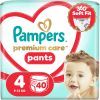 Підгузки Pampers Premium Care Pants Розмір 4 (9-14 кг) 40 шт (8006530320009)