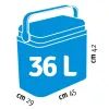 Термобокс Adriatic 36л зелений (8002936933614) зображення 6