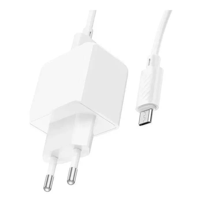 Зарядний пристрій HOCO CS11A USB + cable USB to Micro 5P white (6942007603591) зображення 2