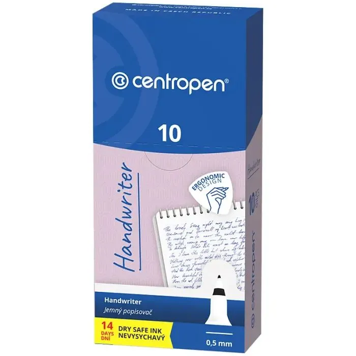 Лайнер Centropen 4651 M ergoline, 0.5 мм червоний (4651/02) зображення 2