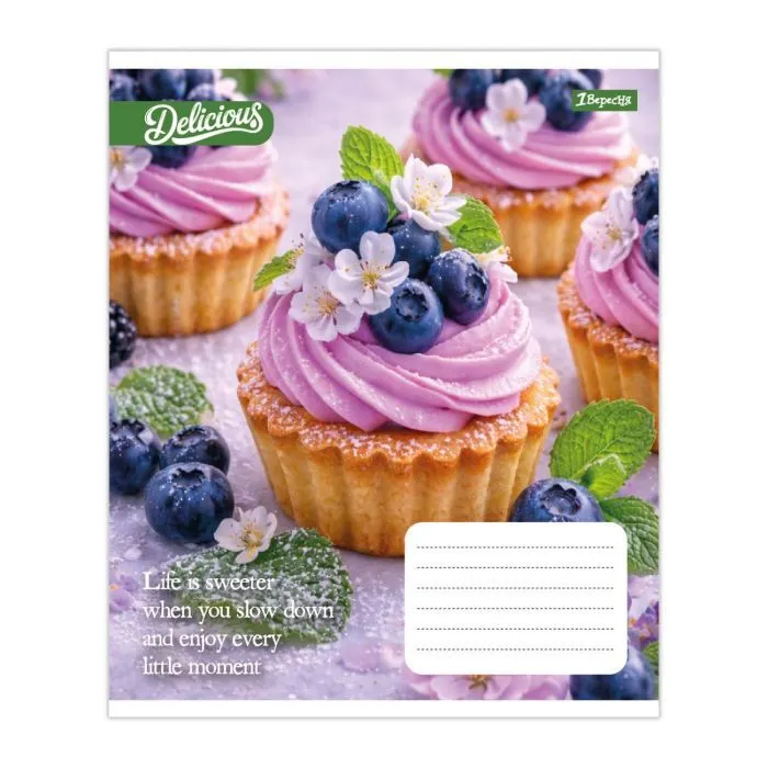 Зошит 1 вересня Cake А5 18 аркушів клітинка (769138) зображення 4