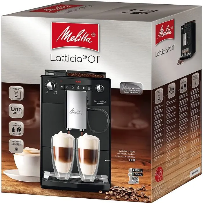 Кофемашина MELITTA Latticia OT frosted black (F30/0-100) изображение 6