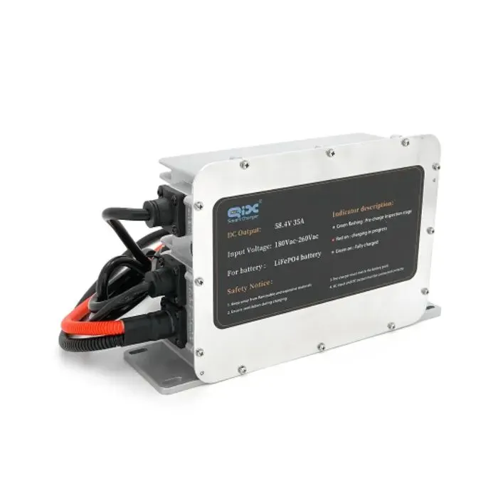 Сетевое зарядное устройство для АКБ Voltronic LiFePO4 48V(58.4V), 4S, 35A, 3,6kg (QX2000-584) изображение 3