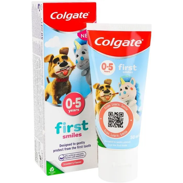 Детская зубная паста Colgate 50 мл 0-5 років (8718951610583)