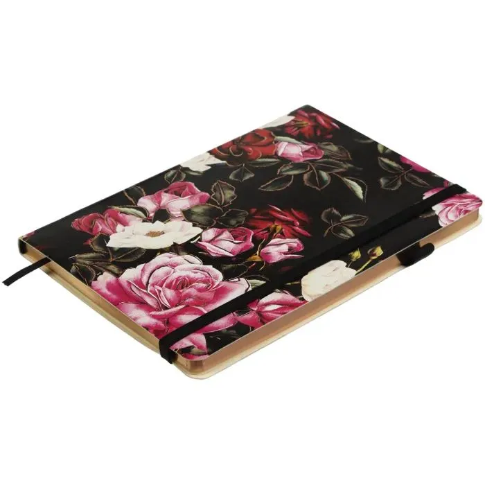 Книга записна Buromax CHERIE, А5, 96 аркушів, клітинка, чорний (BM.295105-01) зображення 3