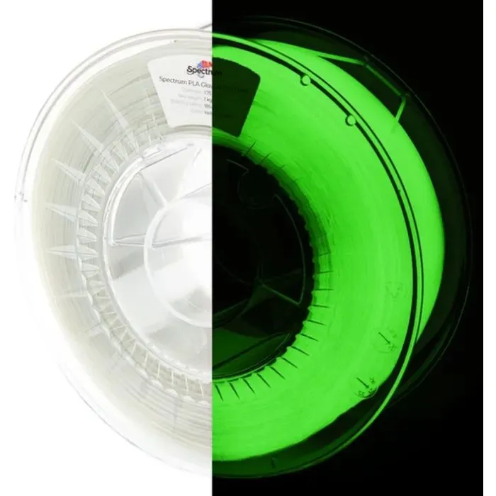Пластик для 3D-принтера Spectrum ASA 275 Glow in the Dark 1.75mm 1kg Yellow-Green (81565)