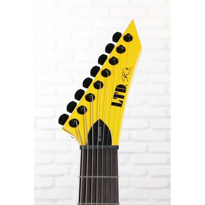 Электрогитара LTD SC-608 Baritone Stephen Carpenter Signature Yellow (LSC608BYELF1) изображение 6