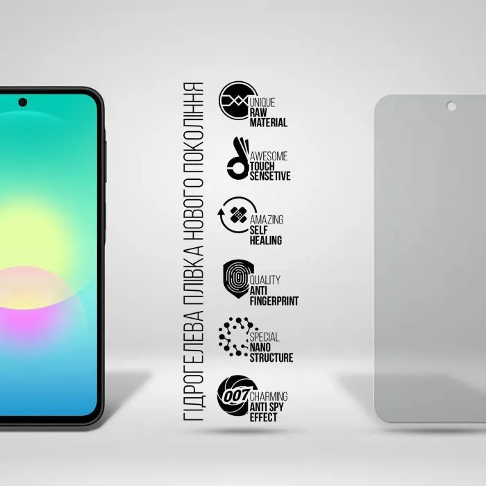 Пленка защитная Armorstandart hydrogel Anti-spy Samsung A27 5G (ARM89644) изображение 2