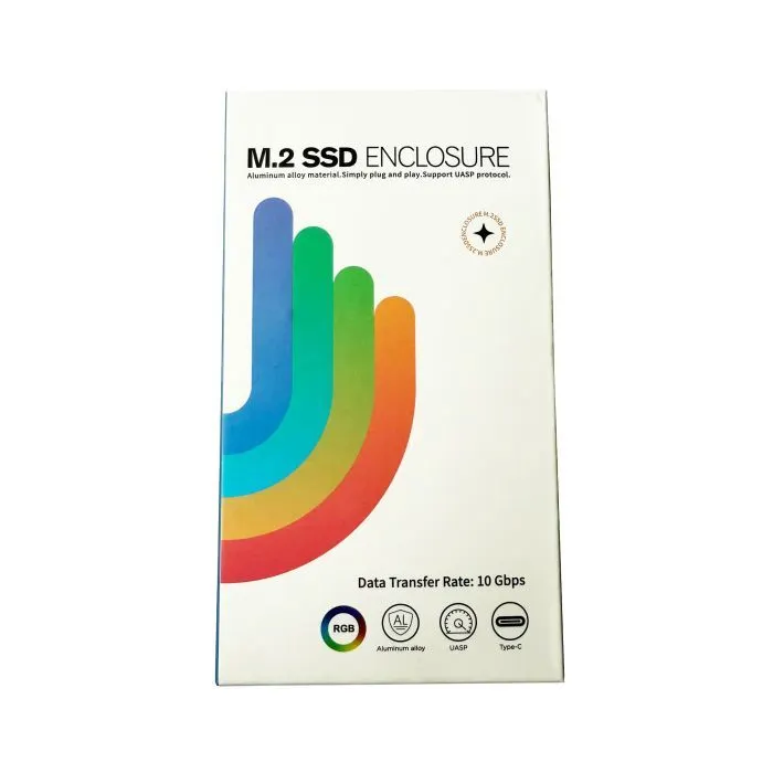 Карман внешний Dynamode M.2 SSD NVMe to USB-C USB 3.2 Gen2 aluminum black (DM-CAD-SSD14-N) изображение 11