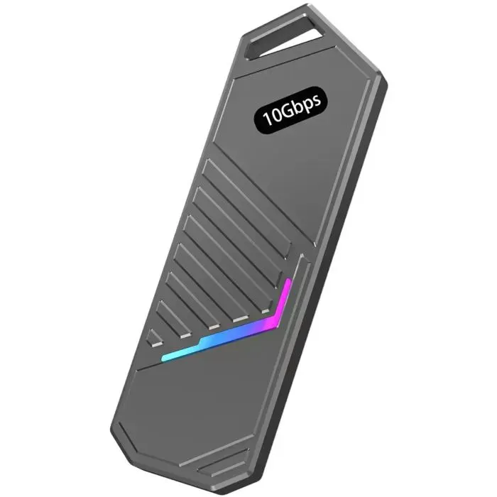 Карман внешний Dynamode M.2 SSD NVMe to USB-C USB 3.2 Gen2 aluminum black (DM-CAD-SSD14-N)