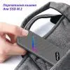 Карман внешний Dynamode M.2 SSD NVMe to USB-C USB 3.2 Gen2 aluminum black (DM-CAD-SSD14-N) изображение 9