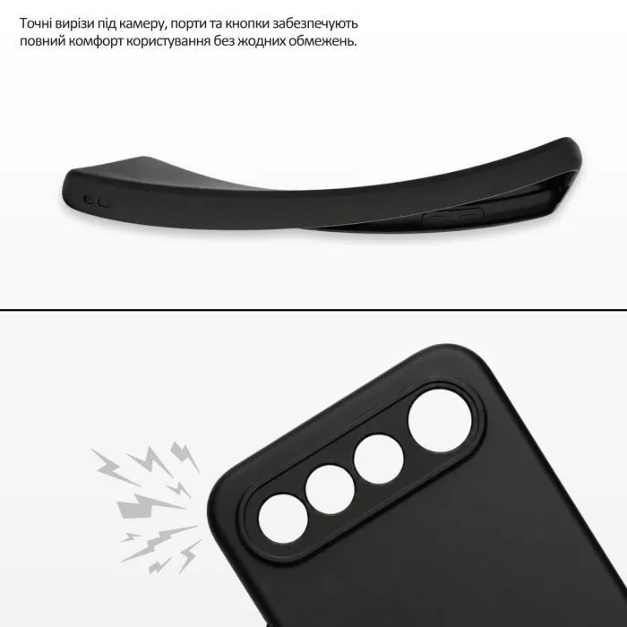Чехол для мобильного телефона BeCover Silicone Realme 16 Black (716061) изображение 4