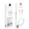 Дата кабель USB 2.0 AM to USB-C 1.0m 5A PVC white WUW (6972573331635) зображення 2