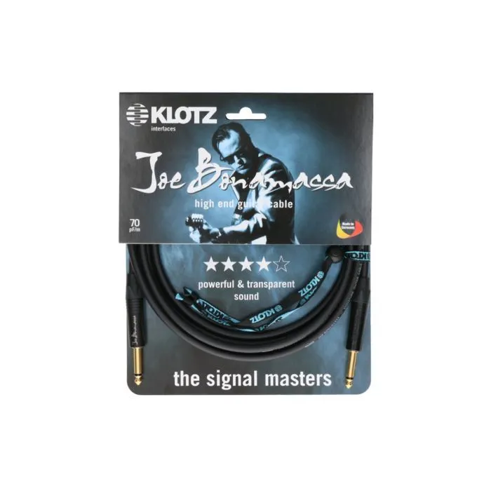 Інструментальний кабель Klotz Joe Bonamassa Guitar Cable 3 m (236034)